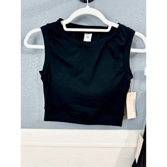 Volare Fitness Limited Edition Mesh To Be collection Black Skirt & Tank Set - Picture 8 of 16